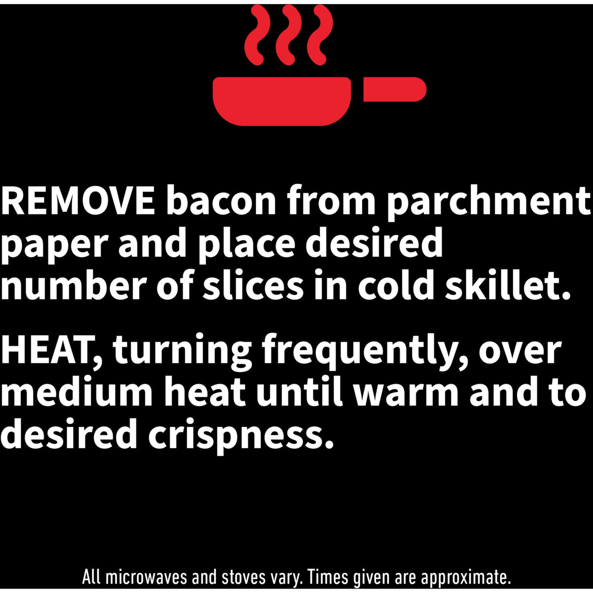 Black Label bacon serving ideas shot for quick weeknight recipes.