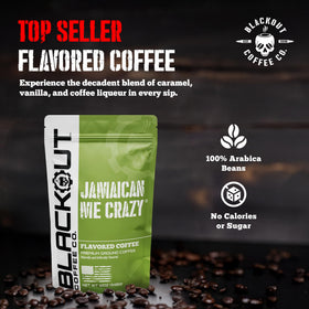 Caramel and vanilla aroma from Blackout Coffee invites a cozy coffee break.