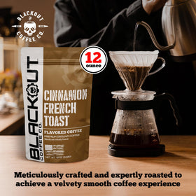 Blackout Coffee Cinnamon French Toast brewing pour-over highlights nuanced spice