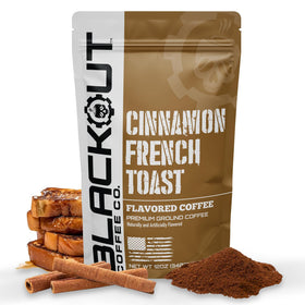Blackout Coffee Cinnamon French Toast ground bag for a rich daily brew