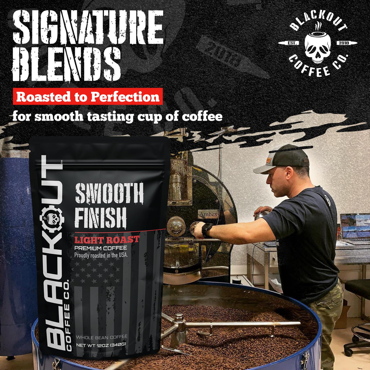 Blackout Coffee grind fresh for every brew to maximize flavor across methods.