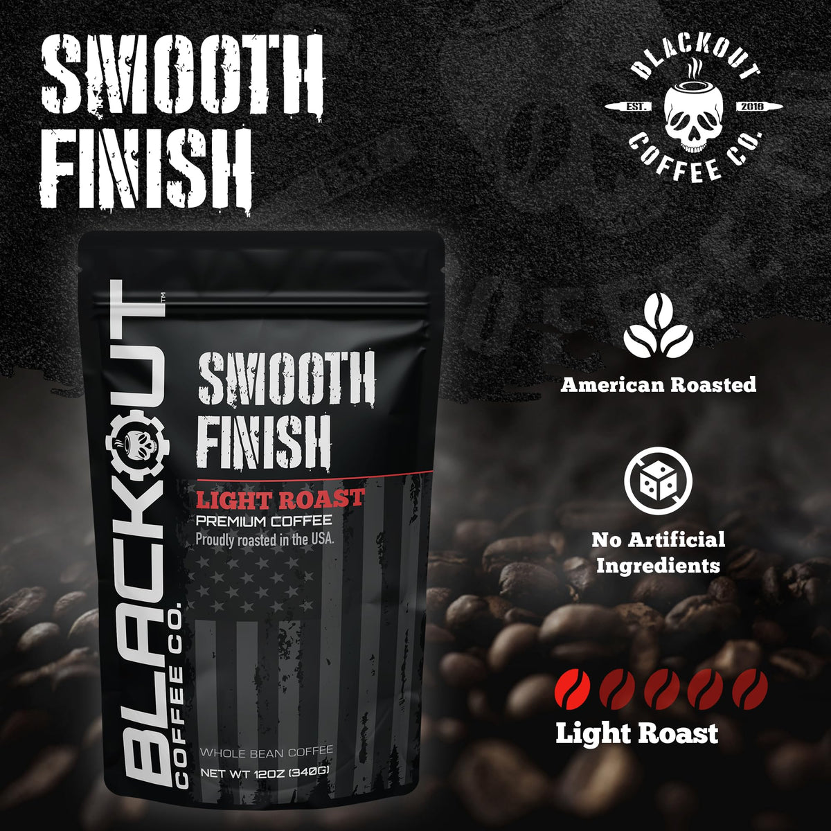 Blackout Coffee small-batch roast in USA delivers a bright, aromatic cup.