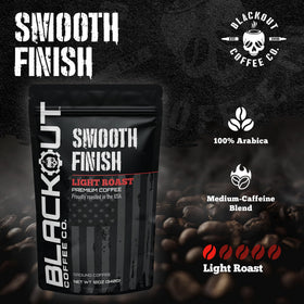 Blackout Coffee Co small-batch roast preserves freshness and delicate flavors for a cleaner cup.