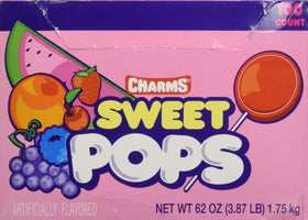 Blair Candy Charms Sweet Pops displayed at a party table for celebrations.