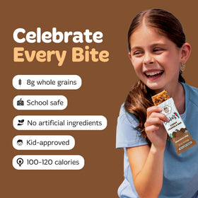 Blake’s Seed Based bars shown in a kid’s lunchbox for school.
