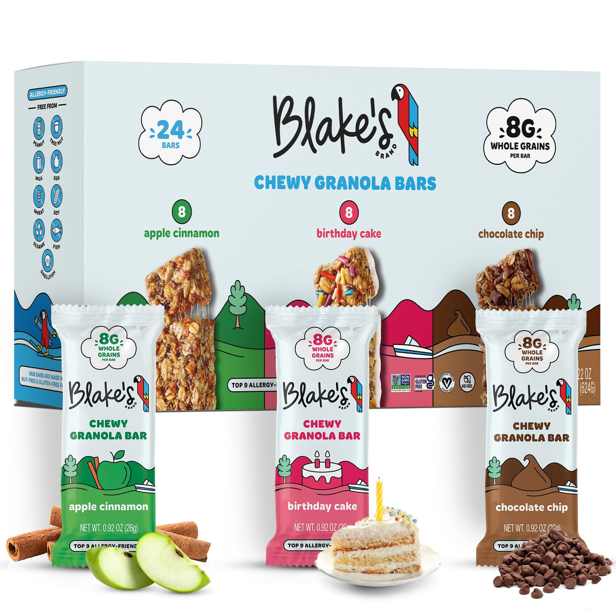 Blake’s Seed Based bars with oats provide steady energy for busy mornings.