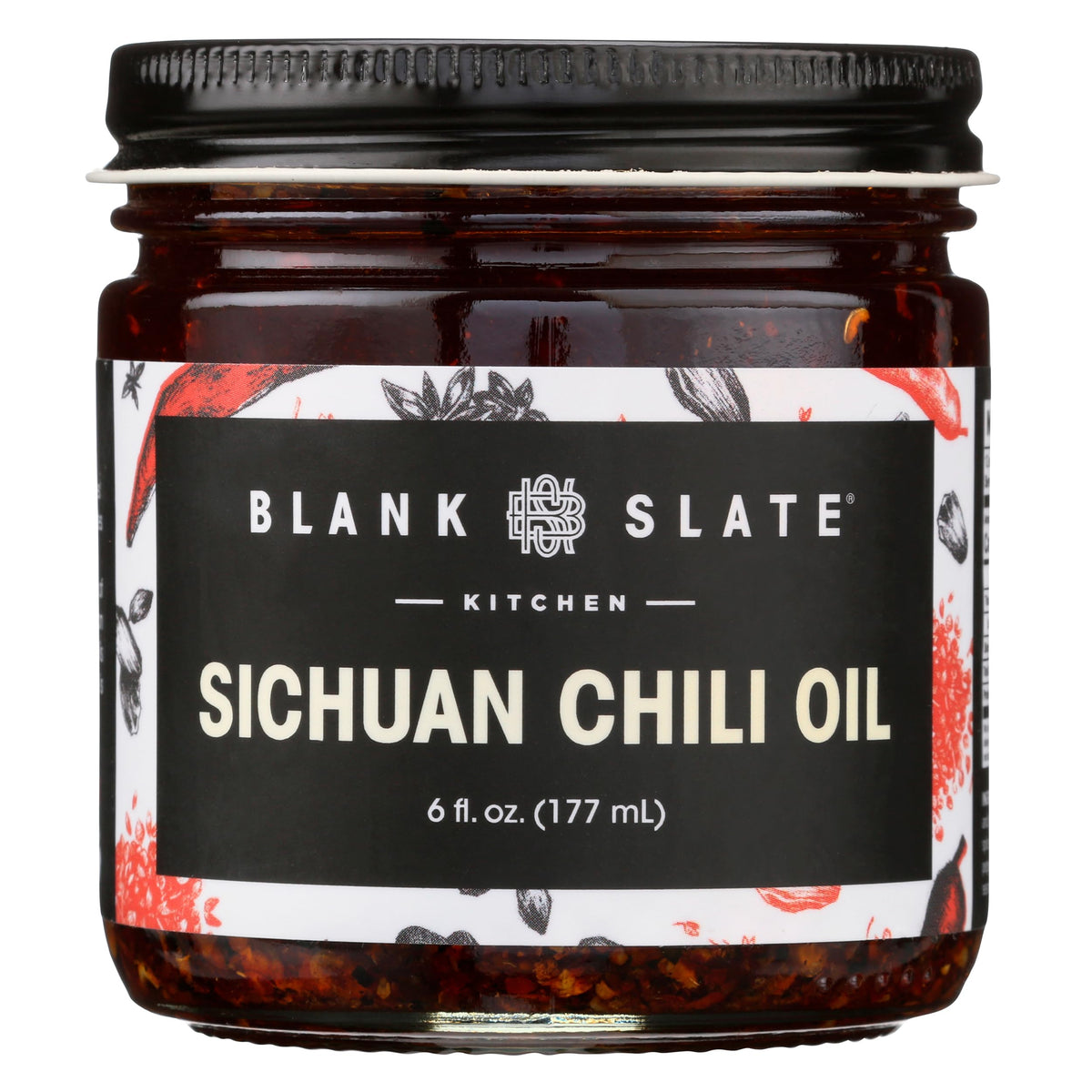 Blank Slate Kitchen Sichuan chili oil bottle pour showcasing bold authentic flavor