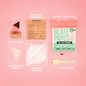 Blate Papes soft gel encasing powder shows tasteless intake