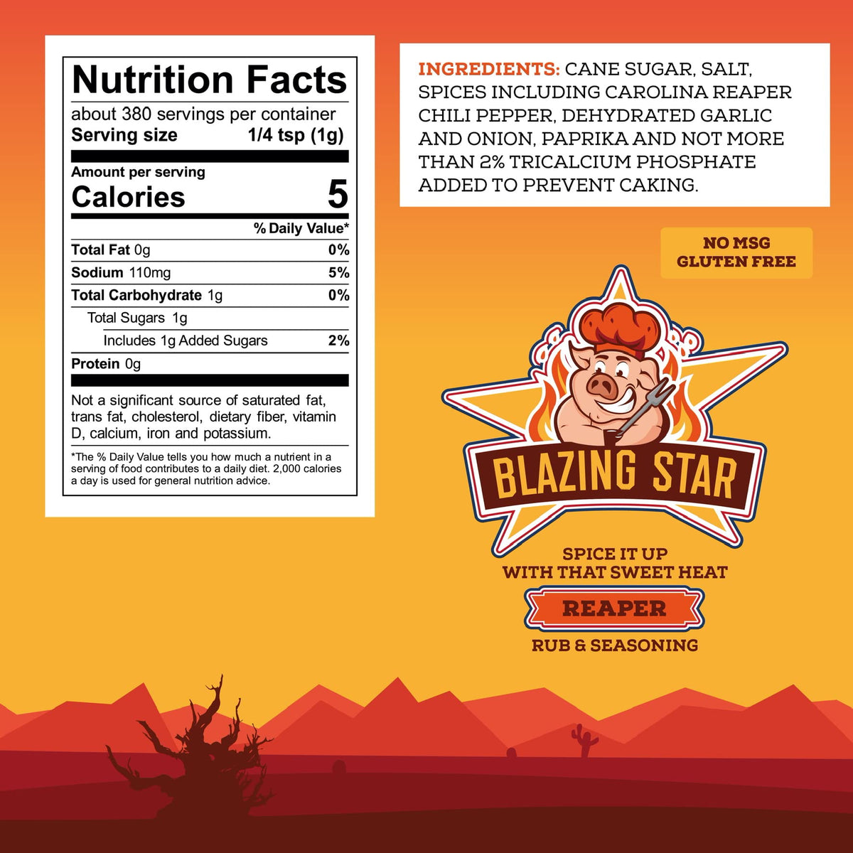 Blazing Star BBQ Reaper Rub grill closeup showing versatile use