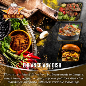 Blazing Star BBQ Reaper Rub pour ready for easy seasoning
