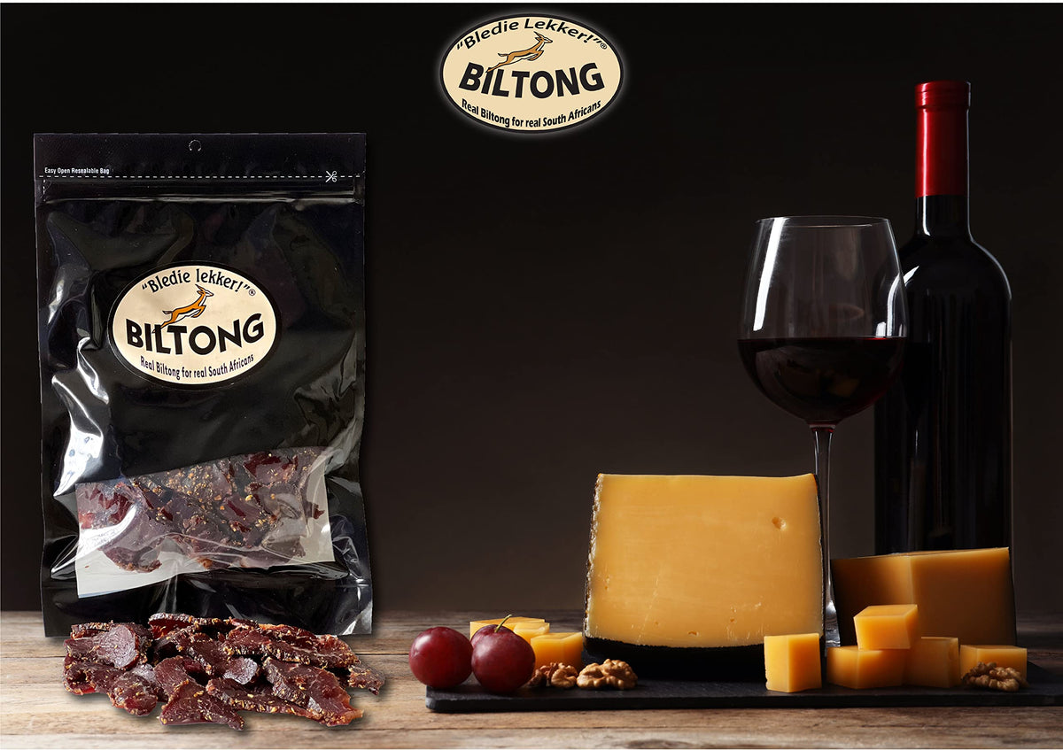 Bledie Lekker Biltong trail-ready snack for outdoors