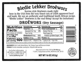 Great pairing with beer or savory trail snacks.