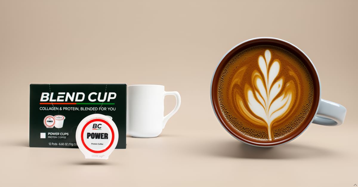 Blend Cup 100mg caffeine per cup focuses on alertness and focus.