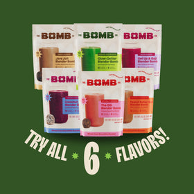 Glow Getter prep-ready smoothie moment encourages a plant-based start.