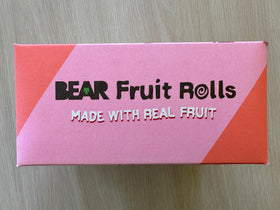 Open pack of BLholife Bear Real Fruit Snack Rolls