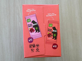 Two rolls per BLholife Bear Real Fruit Snack Rolls pack