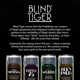 Blind Tiger ready-to-enjoy anywhere emphasizes portability and convenience.