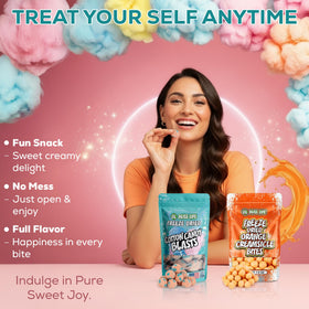 Bliss Life Candy Blasts melt action shows candy dissolving on the tongue