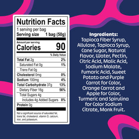 Blobs Pack-6 image showing mix of all three flavors for snacking.