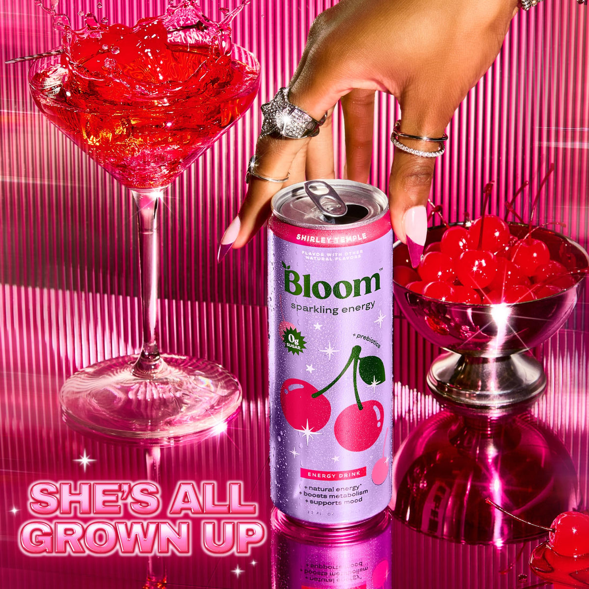 Bloom Nutrition lychee and prebiotics close-up showing gut-friendly ingredients.