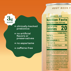 Bloom Nutrition Root Beer Float flavor served in a tall glass with creamy foam.