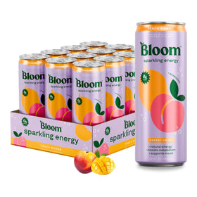 Bloom Nutrition Sparkling Energy can top view for a zero sugar pick-me-up