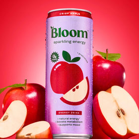 Bloom Nutrition Sparkling Energy Drink Green Coffee Bean image highlights antioxidant-rich ingredients for steady energy