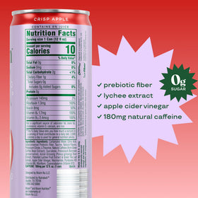 Bloom Nutrition Sparkling Energy Drink Green Tea Extract label shot showcases focus-supporting antioxidants