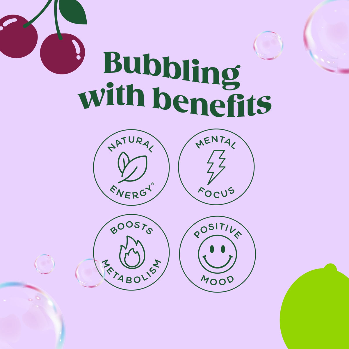 Person on the go drinks Bloom Sparkling Energy Cherry Lime during a workout