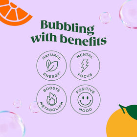 Bloom Nutrition Sparkling Energy Prebiotics packaging emphasizes gut-friendly ingredients.