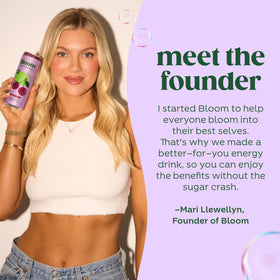Bloom Nutrition Sparkling Energy Zero Sugar can conveys guilt free refreshment