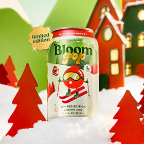 Bloom Pop glass pour captures pomberry aroma and lively fizz