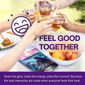 BloomBoost lions mane close-up hints cognitive focus support.