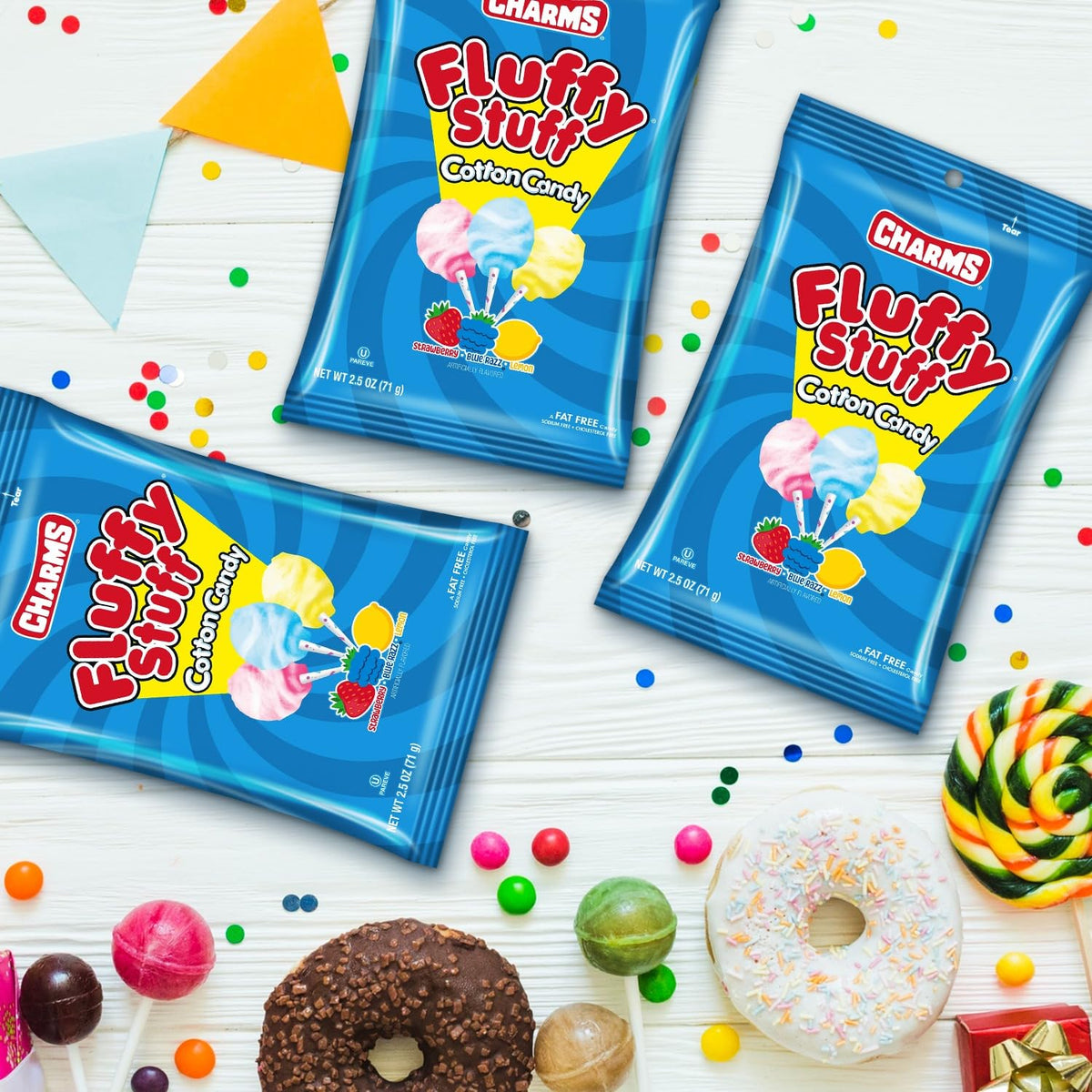 Bloom's Fluffy Stuff 2.5oz sealed bag ready for gifting.