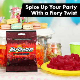 Travel-friendly Bloom's Hot Tamales Fierce Cinnamon Candy travels easily.