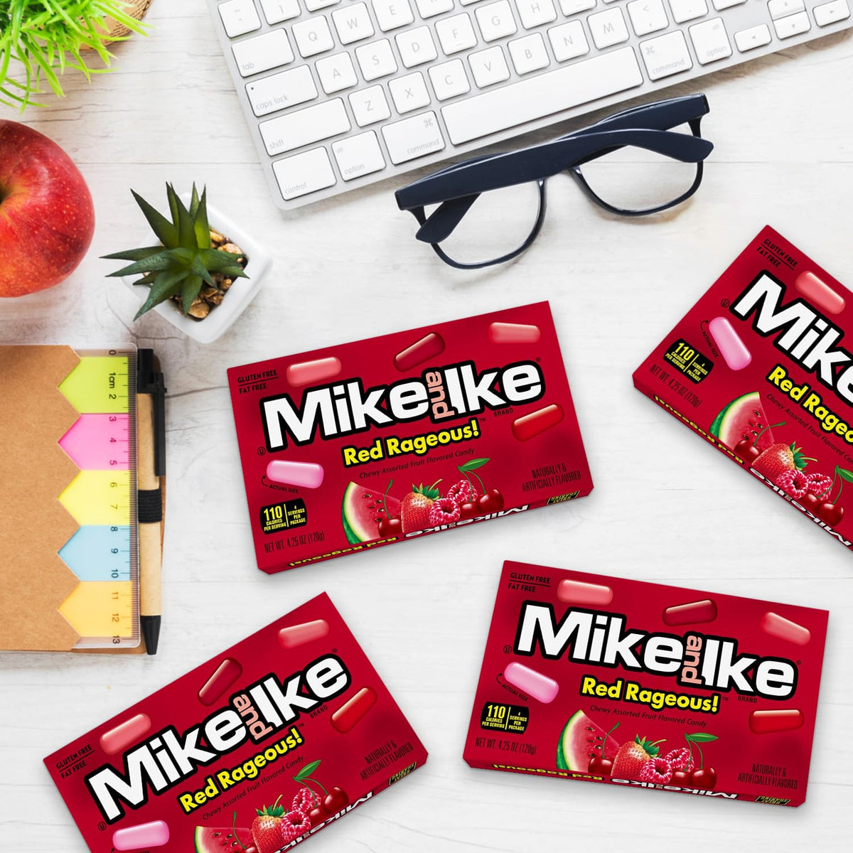 Backpack-friendly Red Rageous packs for on-the-go snacking