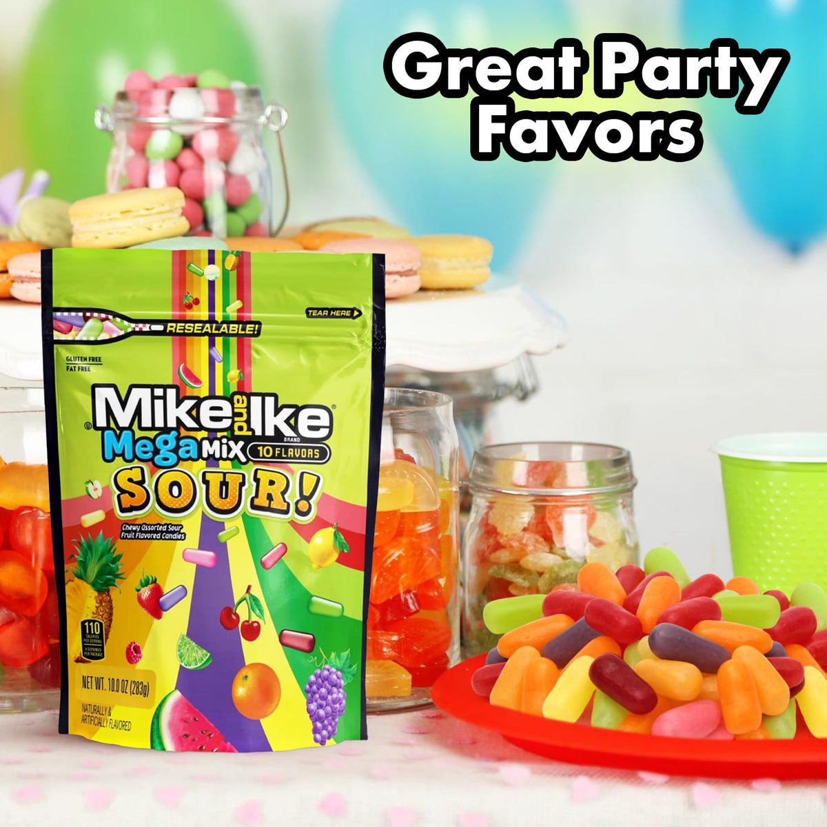 Bloom's Mega Mix Sour Candy complements popcorn during movie night