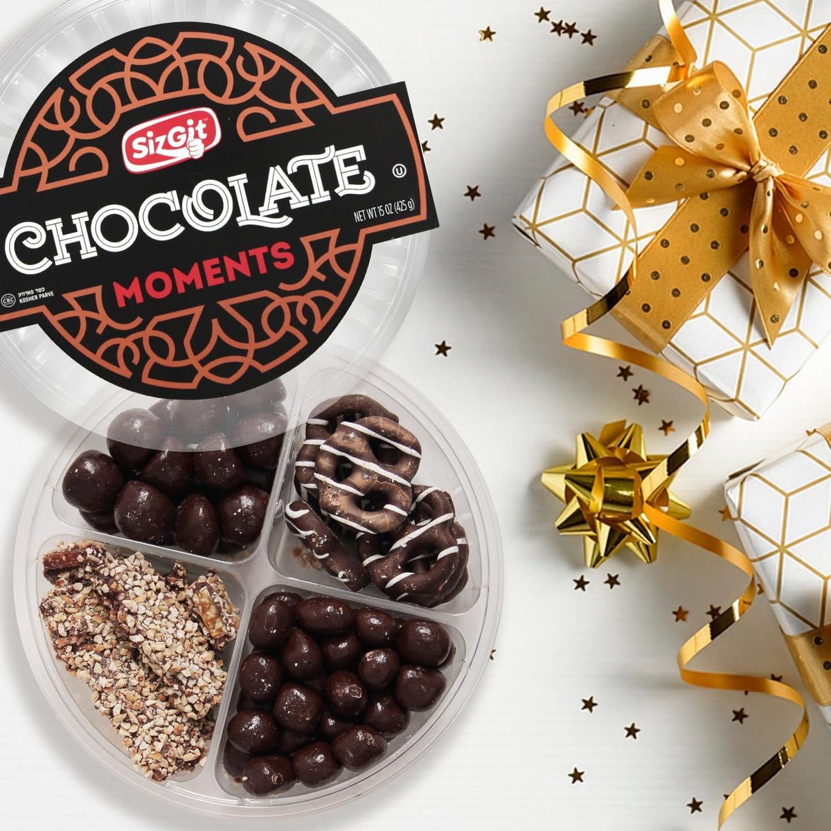 Bloom's ready-to-gift display featuring Bloom's premium chocolates