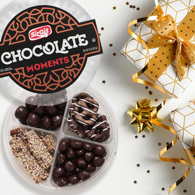 Bloom's ready-to-gift display featuring Bloom's premium chocolates