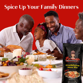 Bloveslife Cajun butter sauce simmer fills your kitchen with aroma.