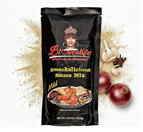Bloveslife Smackalicious Mild kitchen scene ready for meal prep and flavor