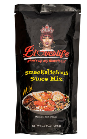 Bloveslife Smackalicious Mild seasoning jar in packaging for versatile marinades