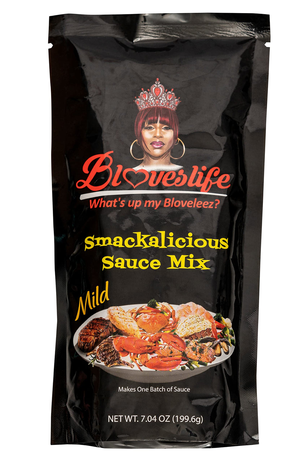 Bloveslife Smackalicious Mild seasoning jar in packaging for versatile marinades