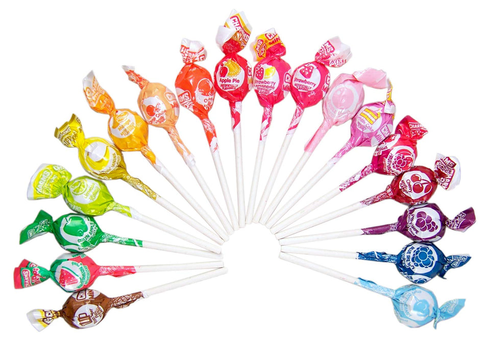 BLOW POP Charms Minipop assorted lollipops bag, gluten- and nut-free for safe sharing.