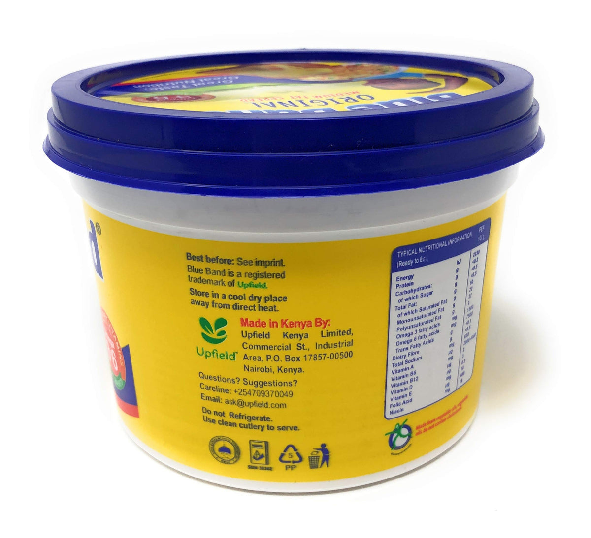 Blue Band Original Margarine baking hero suggests fluffy pastries and subtle richness.
