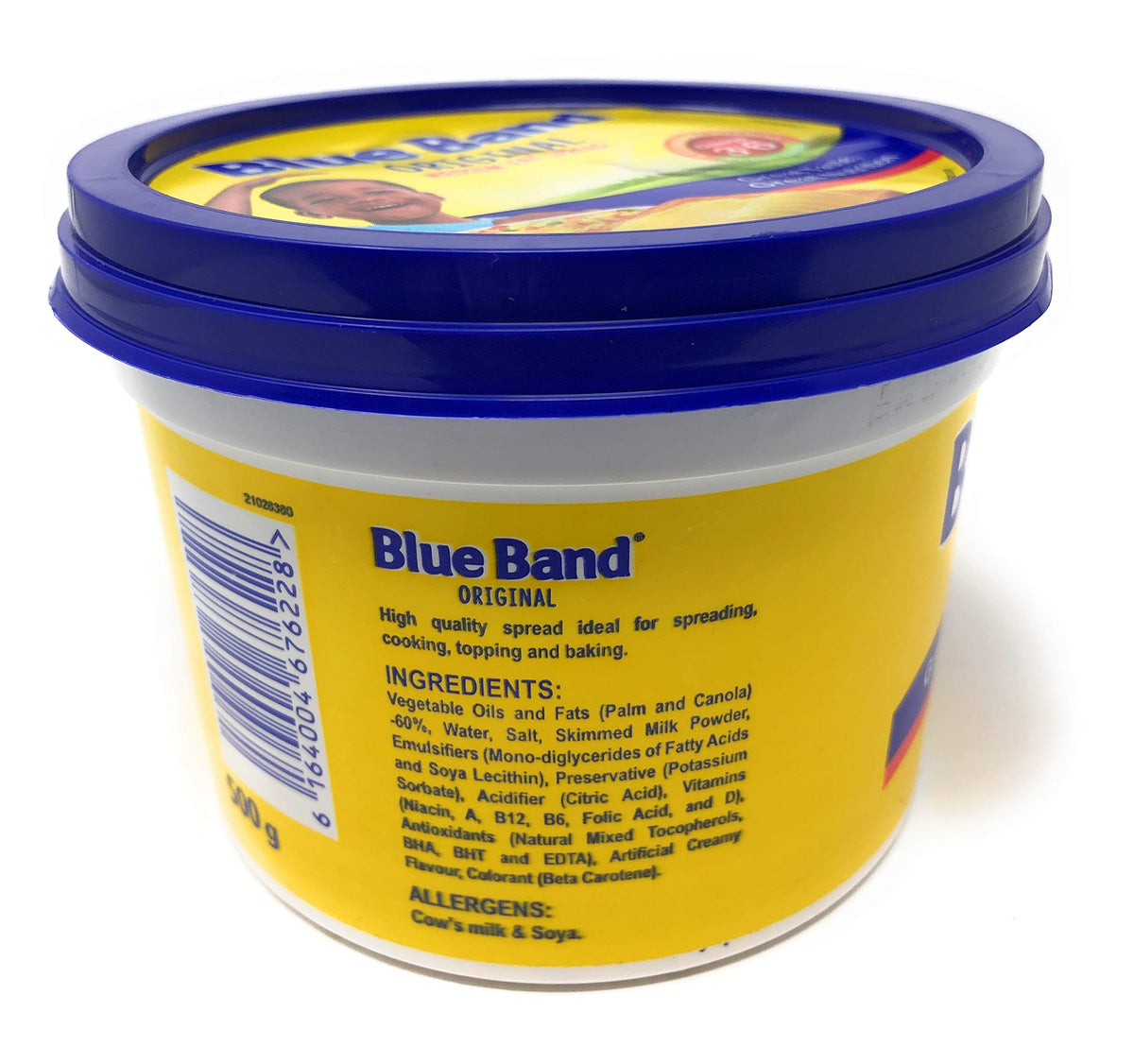Blue Band Original Margarine kitchen-scene communicates versatile kitchen staple.