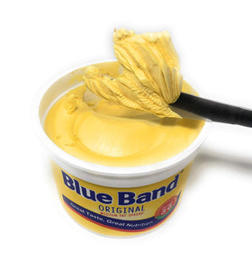 Blue Band Original Margarine melted texture shows smooth sautéing and glossy sauces.