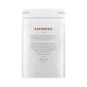Blue Bottle Coffee beans sourced from Latin America and Central Africa.