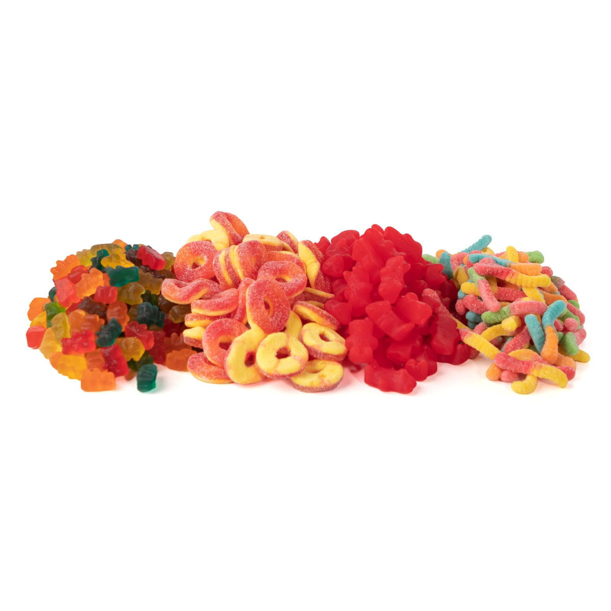 Blue Bow Gourmet gift-ready snacks arranged for gifting