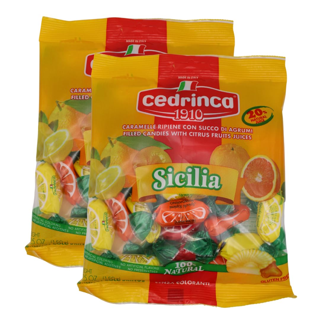 Blue Desert Market Cedrinca Sicilia lemon candies 150g for a bright citrus pick-me-up